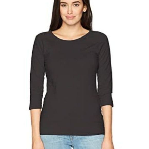 Hanes Dresses & Skirts - Hanes Women's Stretch Cotton Raglan Sleeve Tee